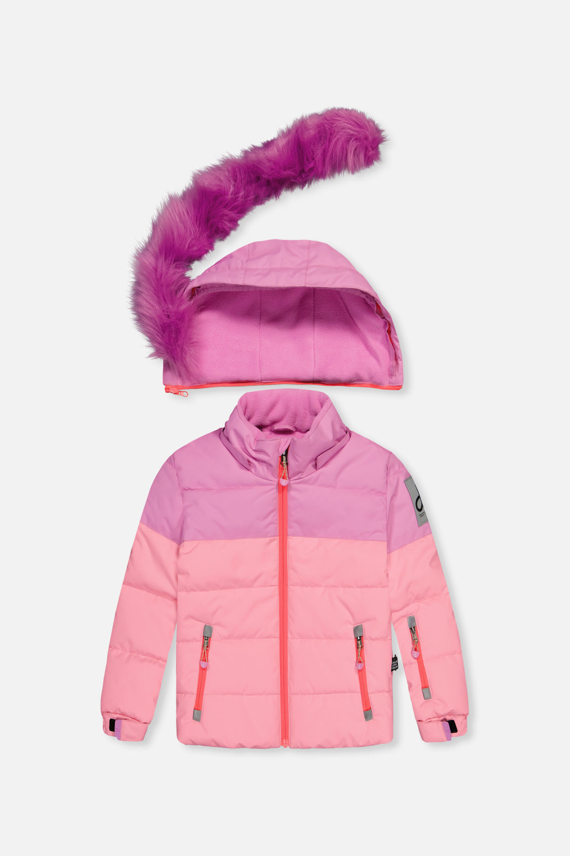 Two Piece Play Snowsuit Pinkish Violet-1