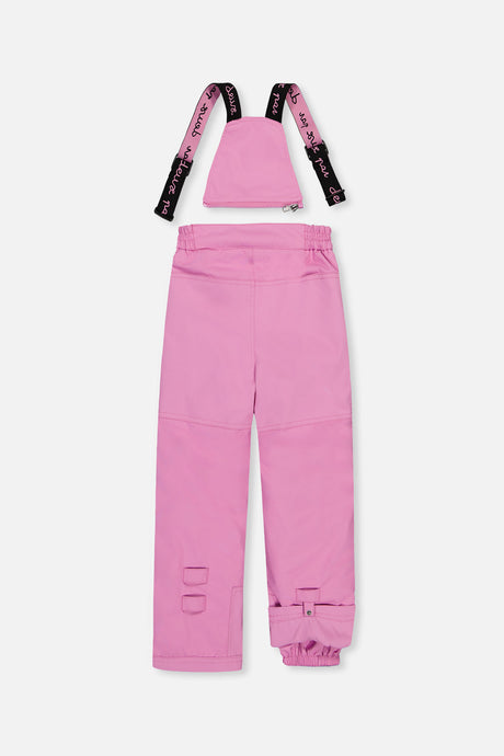 Deux par Deux girls PLAY two-piece snowsuit in pinkish violet, product view 6