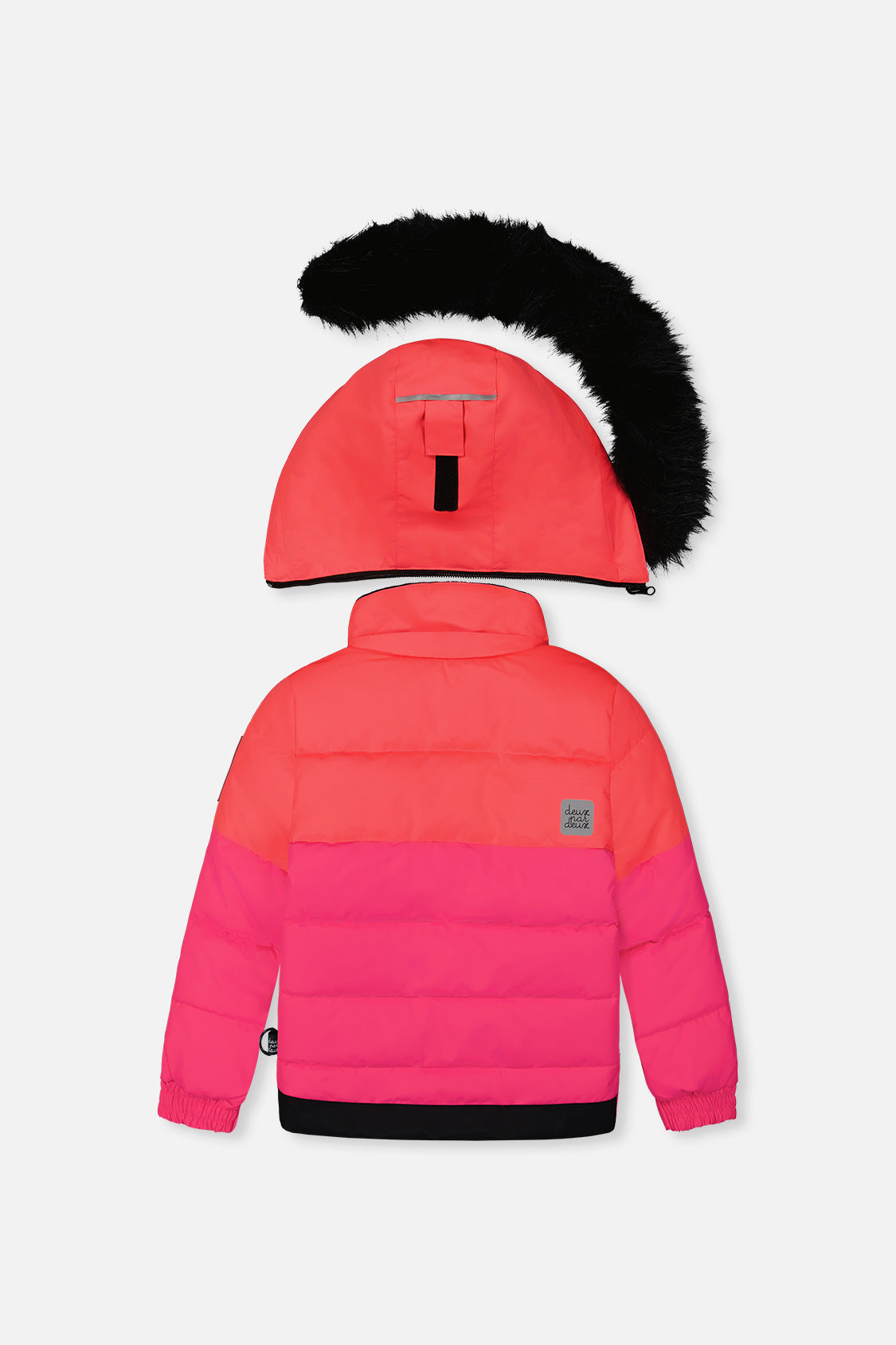Two Piece Play Snowsuit Bright Pink-2
