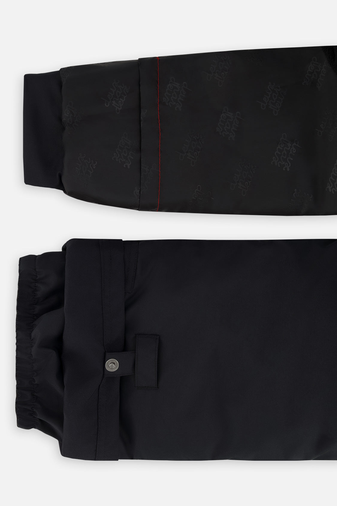 Deux par Deux black PLAY two-piece snowsuit, product photo 9
