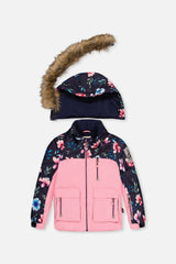 Two Piece Play Snowsuit Pink-4