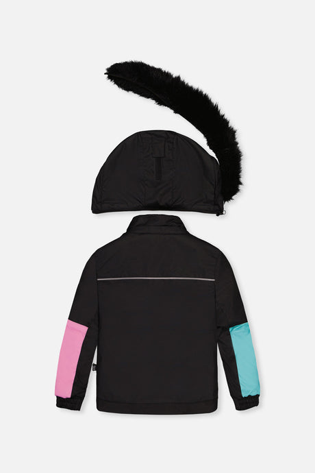 Deux par Deux PLAY heart print snowsuit, alternate view 3