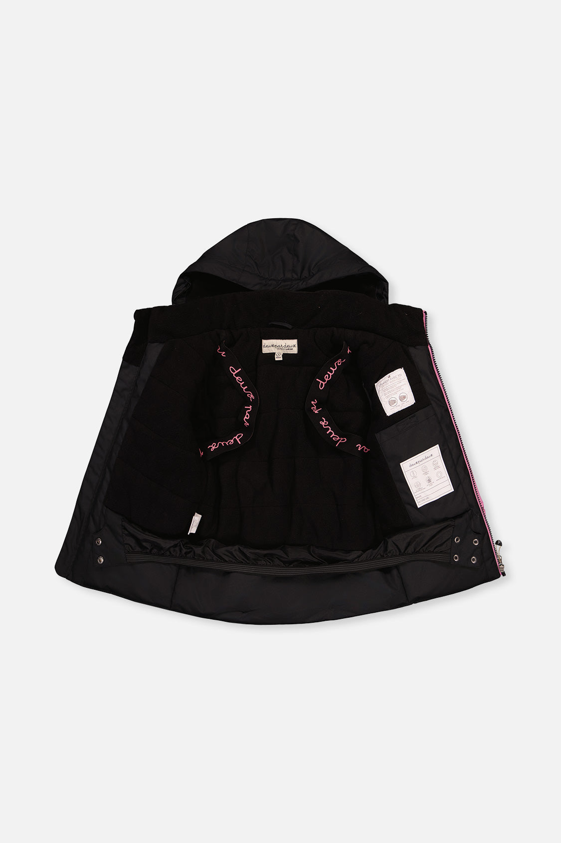 Deux par Deux PLAY heart print snowsuit, alternate view 4