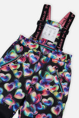 Deux par Deux PLAY heart print snowsuit, alternate view 7