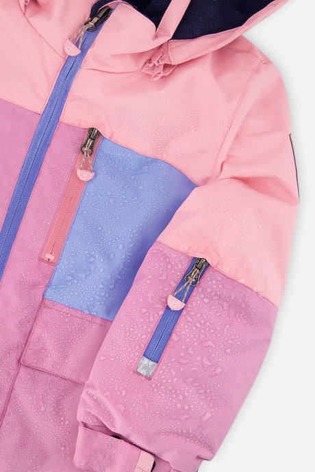 Deux par Deux PLAY pink and purple snowsuit, alternate view 8