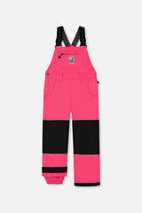 Play Overall Snow Bib Bright Pink-0