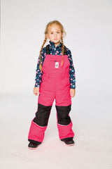 Play Overall Snow Bib Bright Pink-1
