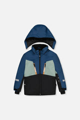Two Piece Teknik Snowsuit Navy Blue-4