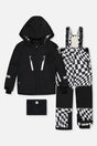 Two Piece Teknik Snowsuit Black And White-0