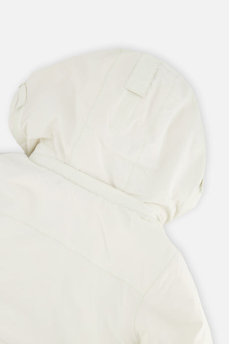 Deux par Deux girls' Teknik two-piece snowsuit, off-white and pink with black pants – product view 7