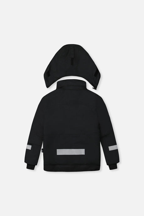 Deux par Deux girls' Teknik two-piece snowsuit in black – product view 3