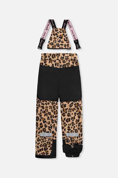 Deux par Deux girls' Teknik two-piece snowsuit in black – product view 6