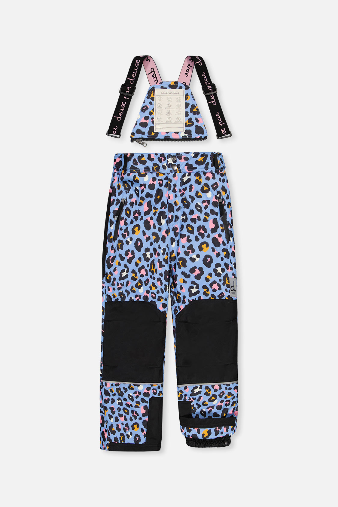Deux par Deux TEKNIK bright blue-violet two-piece snowsuit, product photo 5