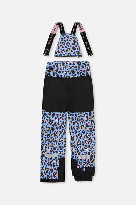 Deux par Deux TEKNIK bright blue-violet two-piece snowsuit, product photo 6