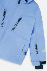 Deux par Deux TEKNIK bright blue-violet two-piece snowsuit, product photo 8