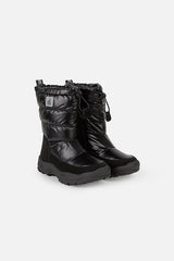 Nylon Quilted Winter Boots Noir-0