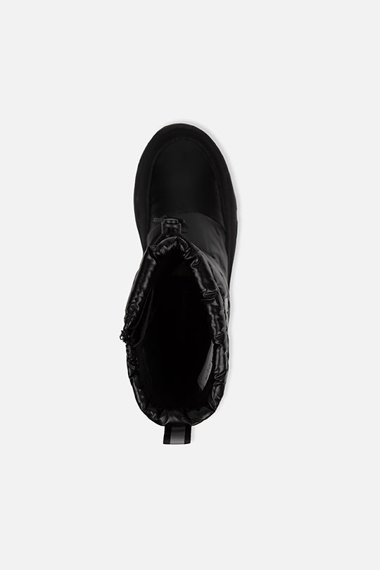 Nylon Quilted Winter Boots Noir-3