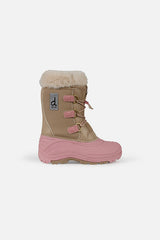 Winter Boots With Removable Lining Pale Dusty Pink-1