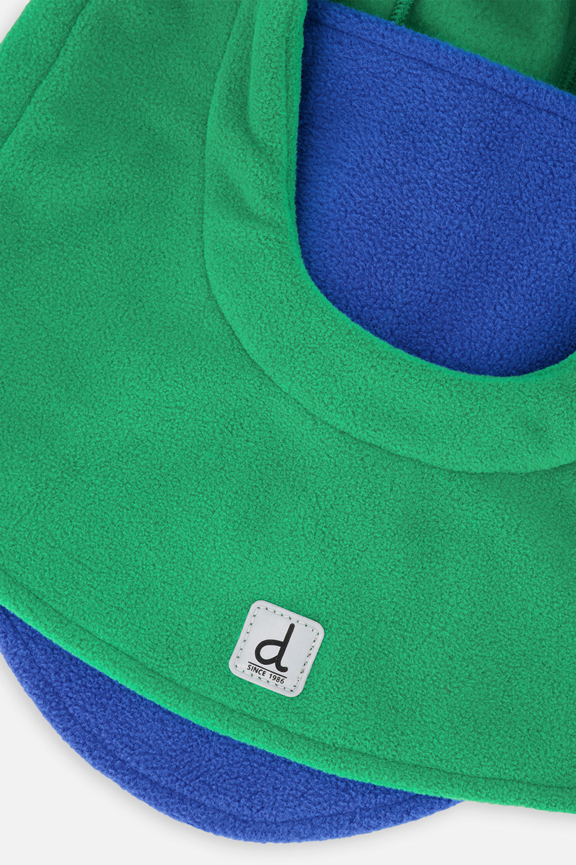 Deux par Deux Oversized Dino Polar Balaclava For Ski Helmet Bright Green