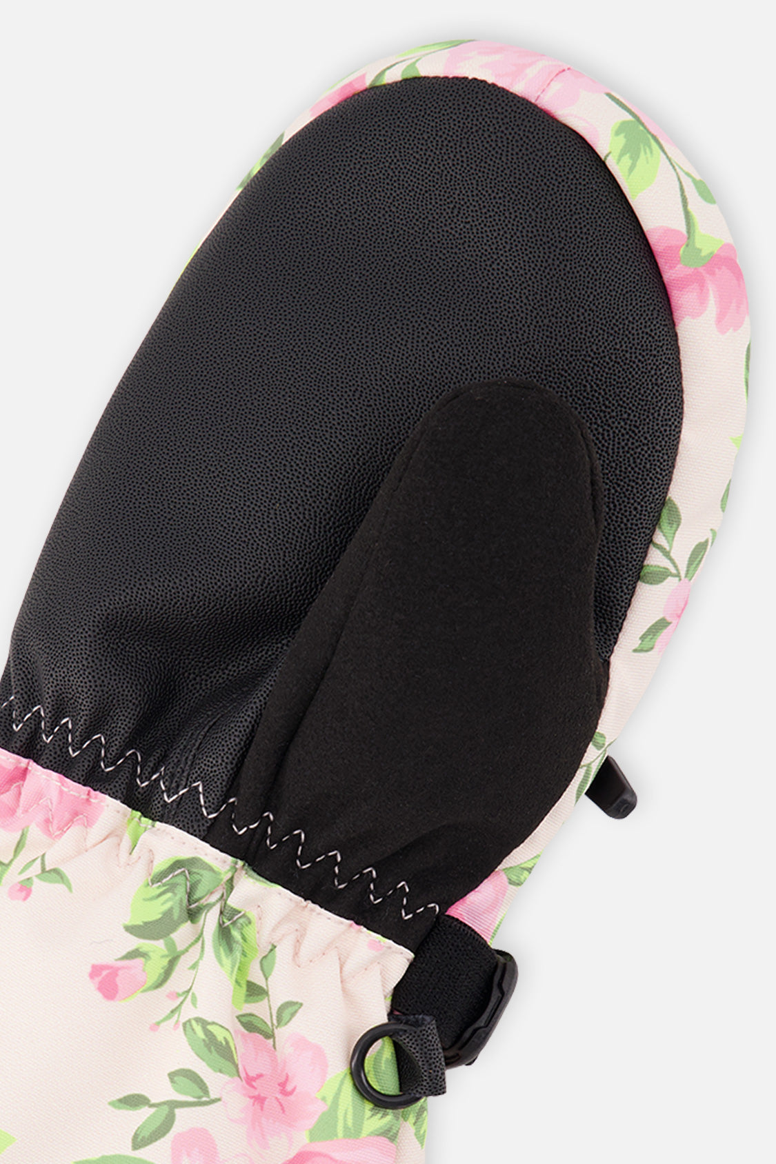 Winter Mittens Teknik Beige Vintage Rose Print-4