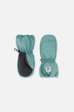 Play Baby Winter Mittens Sage Green-0