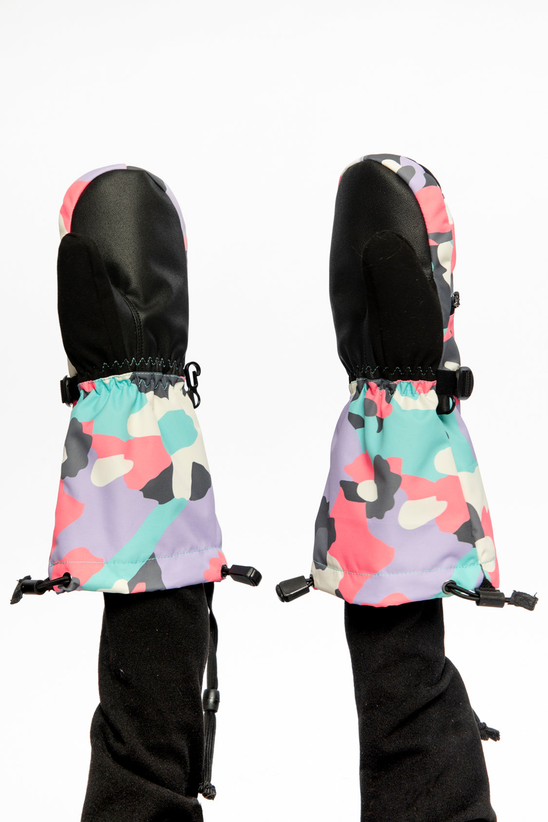 Teknik Winter Mittens Coral Camouflage-2