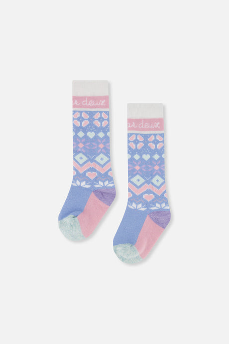 Ski Socks Light Blue-0