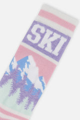 Ski Socks Light Pink-2