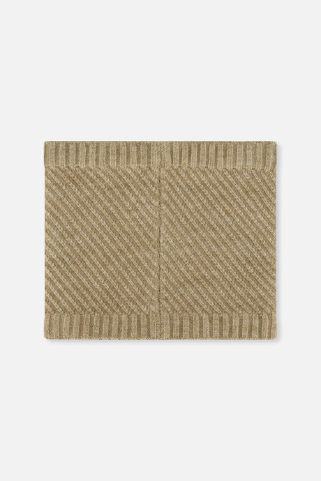 Winter Knit Neckwarmer Taupe-2