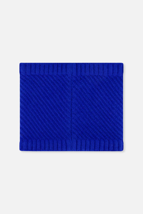 Winter Knit Neckwarmer Royal Blue-2