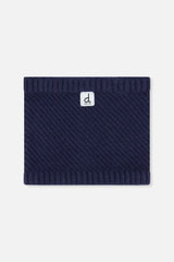 Winter Knit Neckwarmer Navy Blue-0