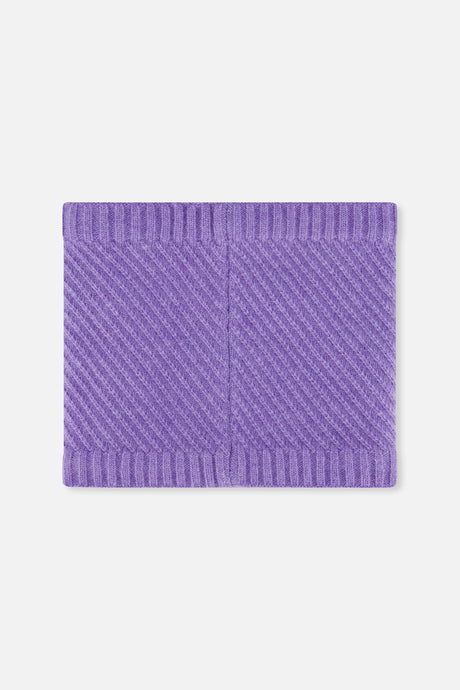 Winter Knit Neckwarmer Violet-2