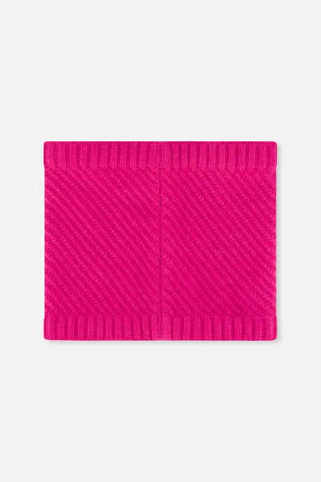 Winter Knit Neckwarmer Bright Pink-2