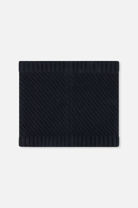 Winter Knit Neckwarmer Black-2