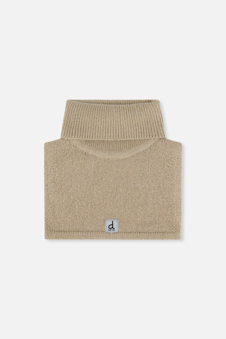 Baby Knit Turtle Neckwarmer Light Taupe-0
