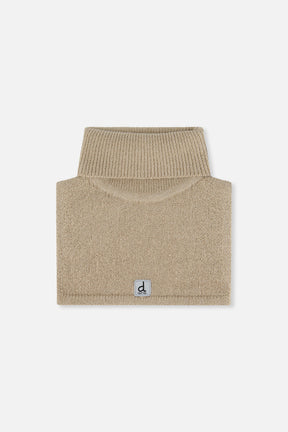 Knit Turtle Neckwarmer Light Taupe-0