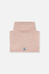 Knit Turtle Neckwarmer Pale Dusty Pink-0