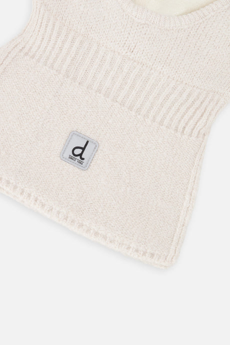 Baby Knit Bear Balaclava Off-White-2