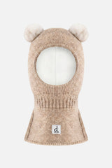Knit Bear Balaclava Light Taupe-0