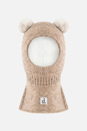 Knit Bear Balaclava Light Taupe-0