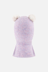 Knit Bear Balaclava Lavender-2