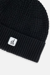Winter Knit Hat Black-3