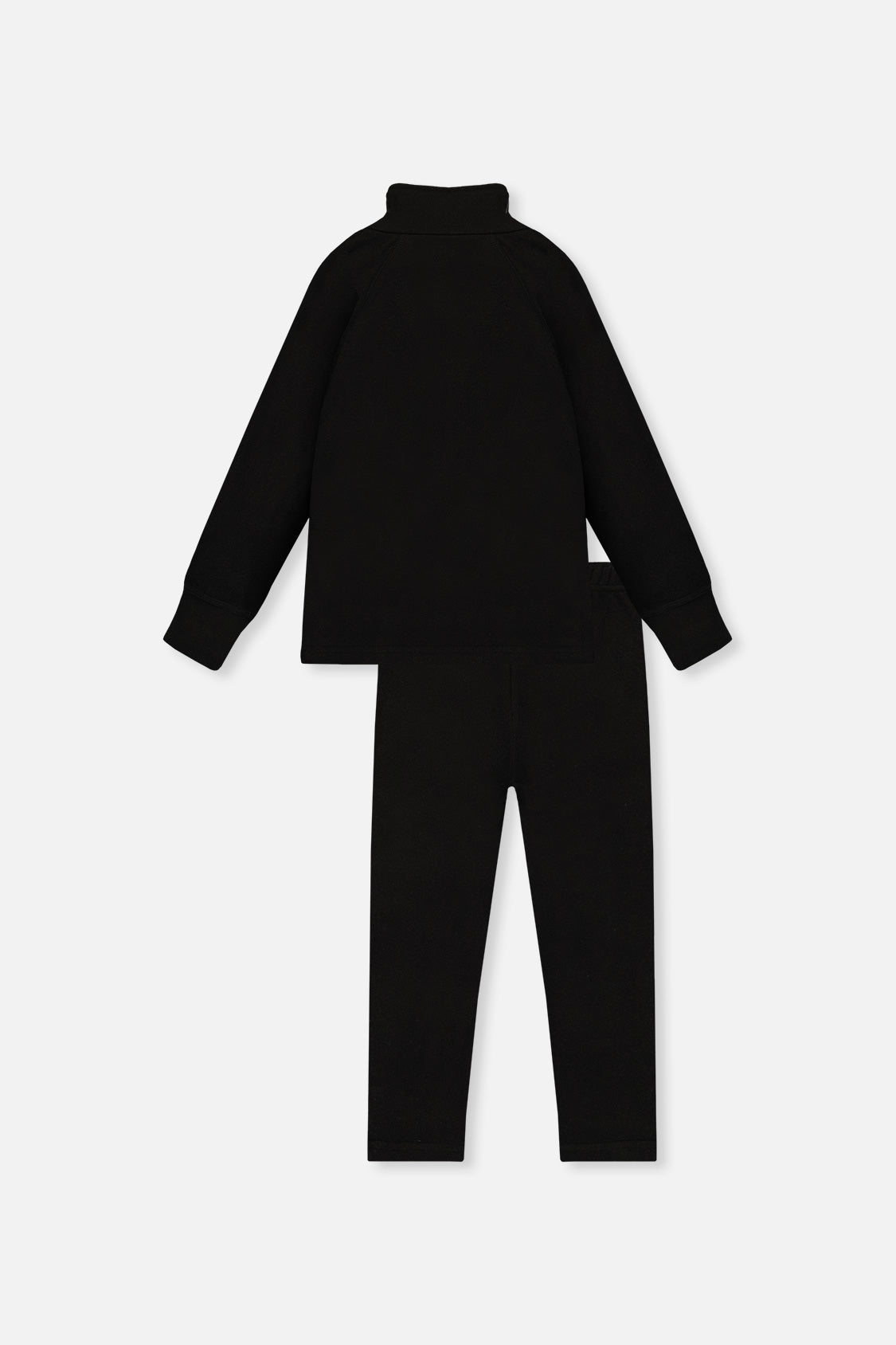 Two Piece Thermal Underwear Black-4
