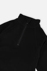 Deux par Deux Two Piece Thermal Underwear Black