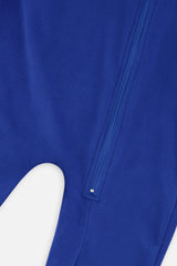 Deux par Deux One Piece Thermal Underwear Royal Blue