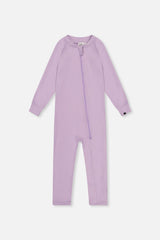 One Piece Thermal Underwear Lavender-0