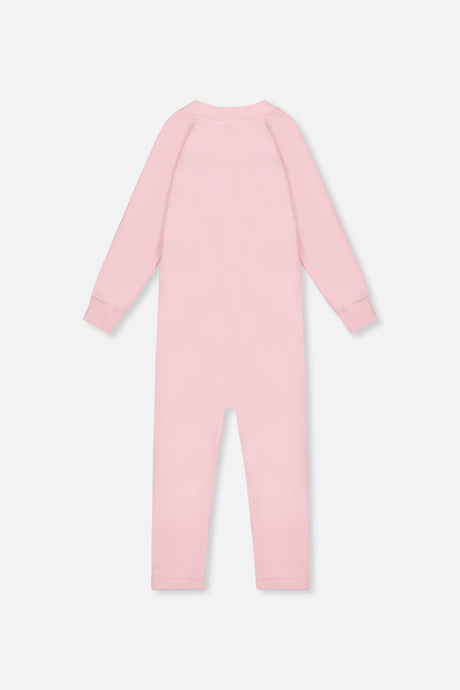 One Piece Thermal Underwear Pale Pink-4