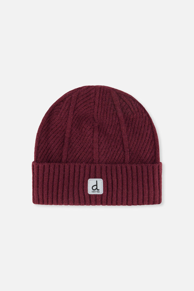 Winter Knit Hat Burgundy-0