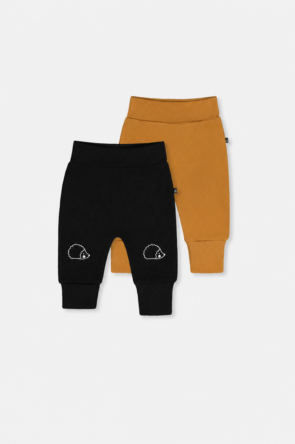 Two Pack Organic Cotton Evolutive Pants Brown Cinnamon-0