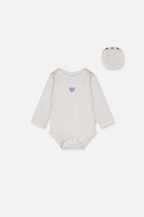 Organic Cotton Onesie Off-White-0